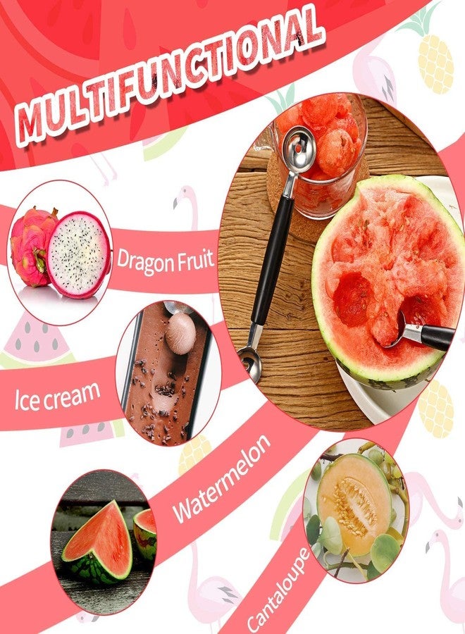 MAYANSHH Steel Double End Melon Baller | Melon Fruit Baller Scoop | 2PC - Image 3
